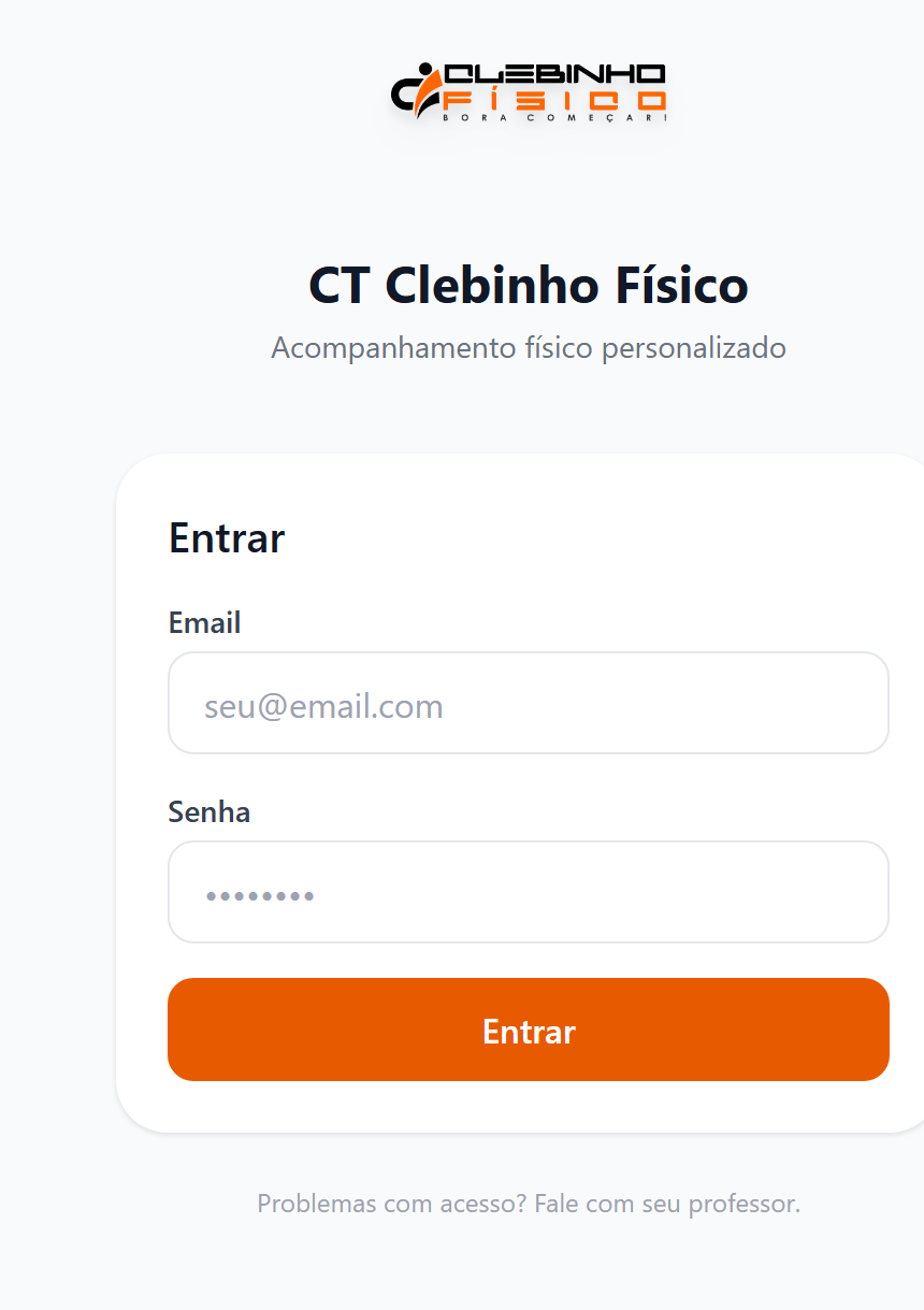 App do CT Clebinho Físico