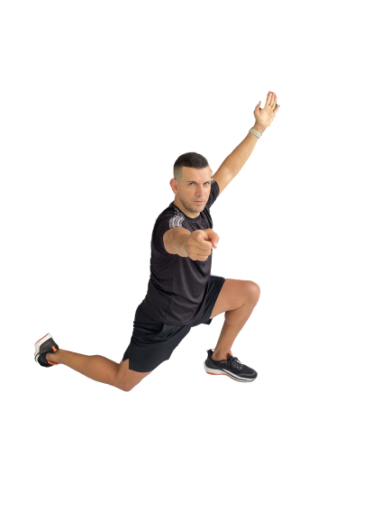 Professor Clebinho em movimento
